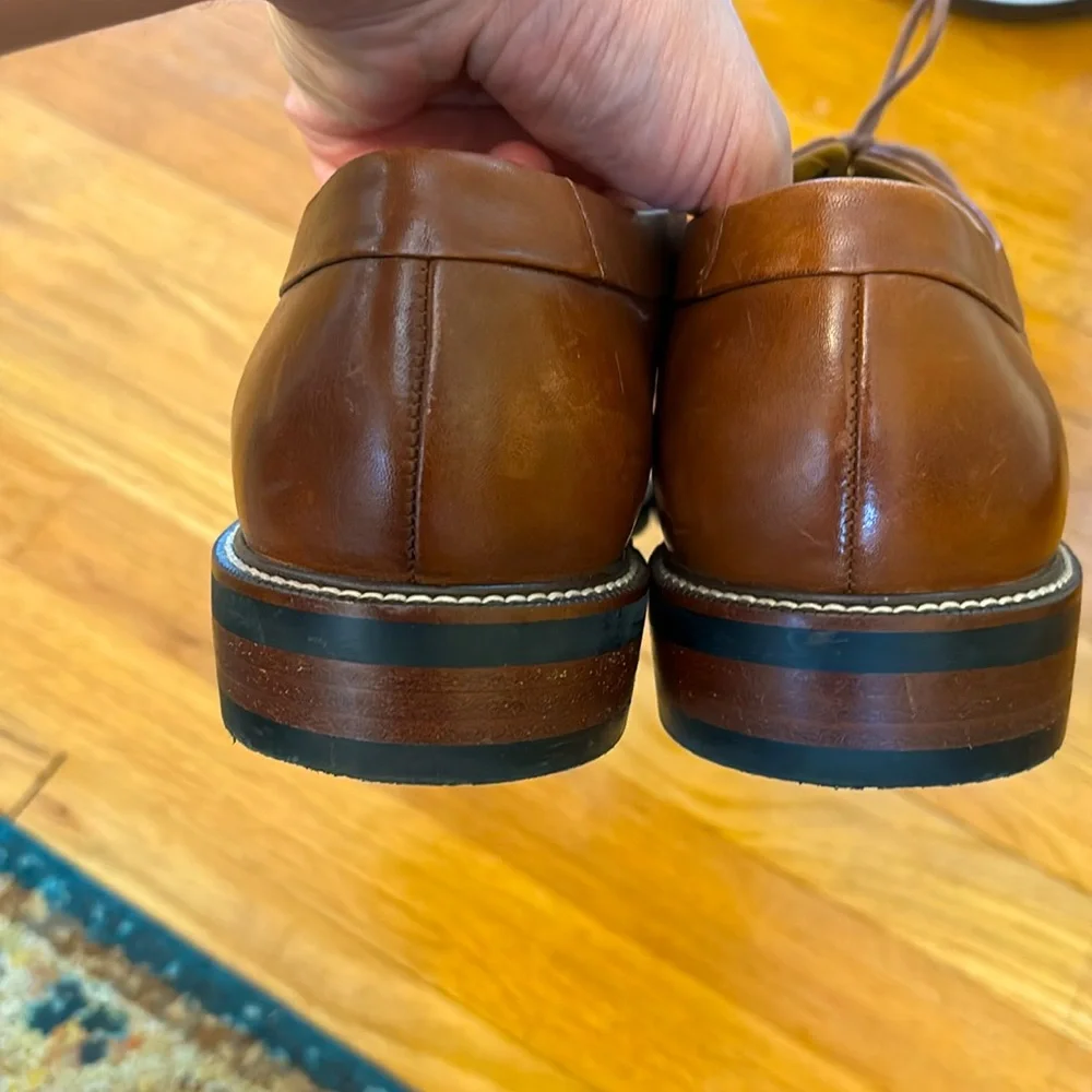 Cole Haan Leather Oxfords Size 11, Brown